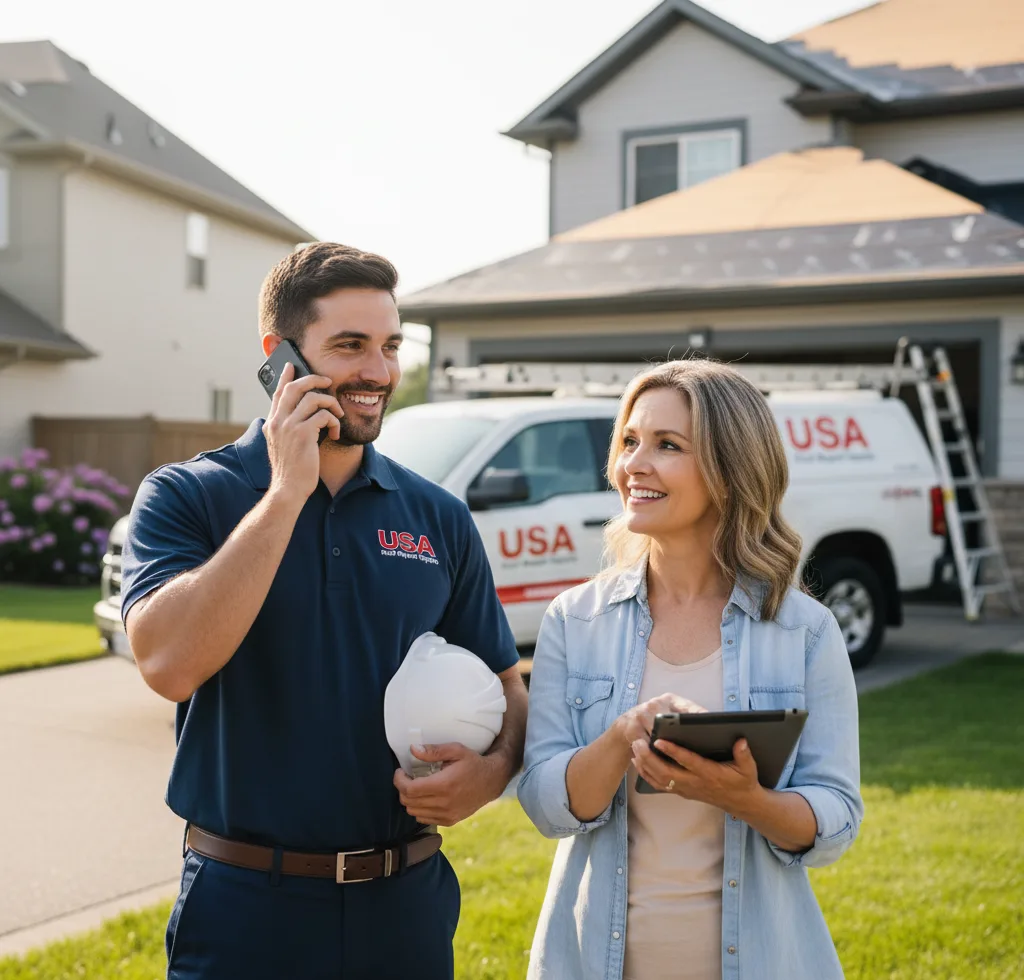 USA Roof Repair Experts customer support in Dannemora